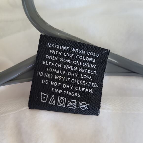 Naruto Sweatshirt Womens Medium Shippuden Anime Sasuke White Pullover hoodie - Picture 8 of 10